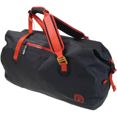 Jr Gear Roll Top Vinyl Duffel Su Geçirmez Spor Çanta 30 Litre-SİYAH - 2